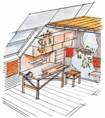Мастерская. Отопление &ndash; карбоновая пленка